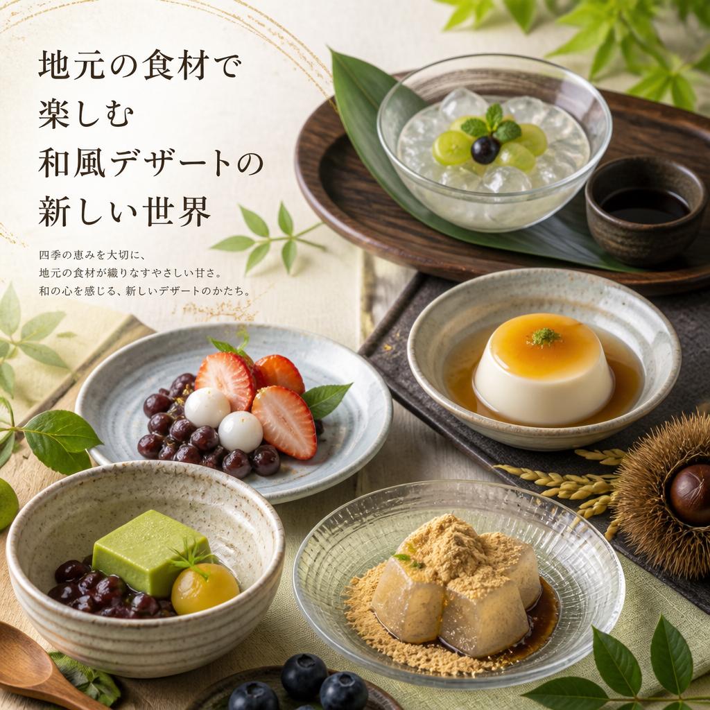 地元の食材で楽しむ和風デザートの新しい世界