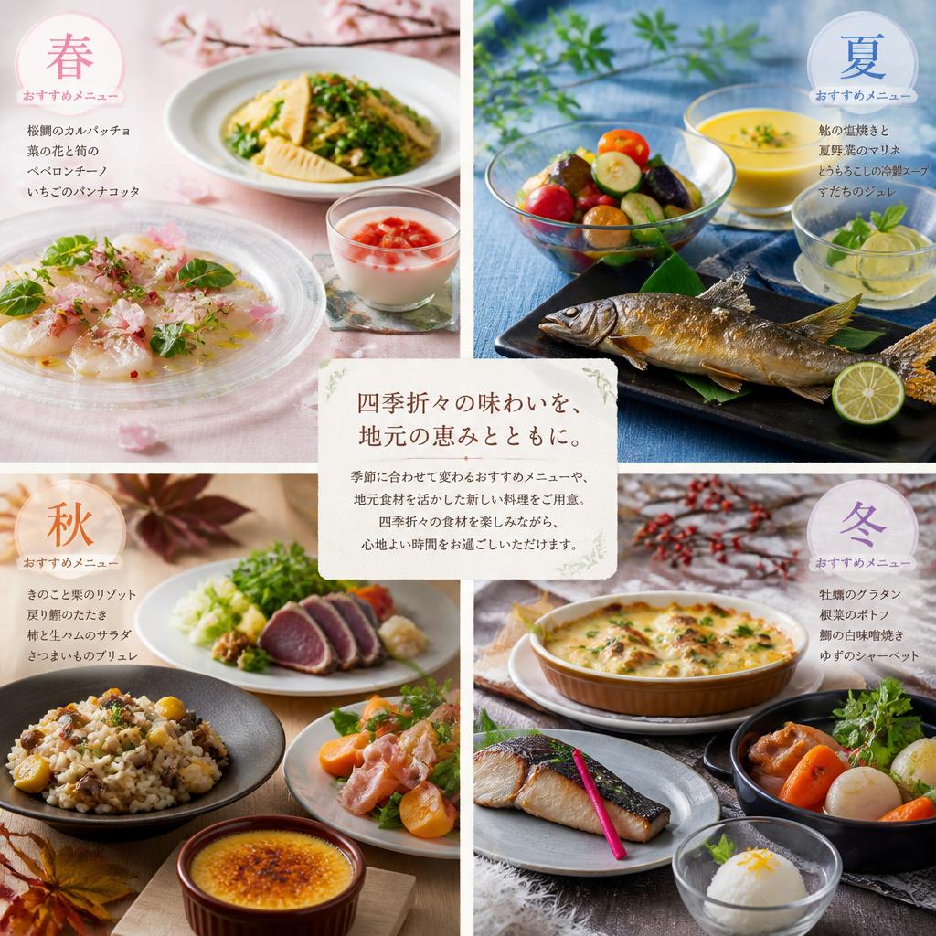 季節ごとの特別メニュー